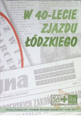 W 40 lecie zjazdu łódzkiego