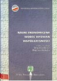 Nauki ekonomiczne wobec wyzwań współczesności