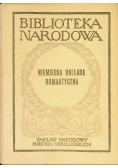 Niemiecka ballada romantyczna