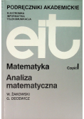 Matematyka Analiza matematyczna Część I