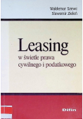 Leasing w świetle prawa cywilnego i podatkowego