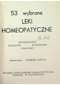 53 wybrane leki homeopatyczne reprint