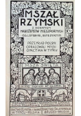 Mszał Rzymski 1949 r.