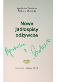 Nowe jadłospisy odżywcze