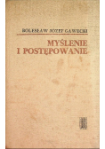 Myślenie i postępowanie