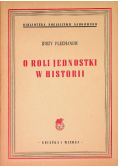 O roli jednostki w historii