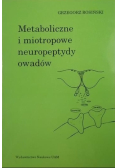 Metaboliczne i miotropowe neuropeptydy owadów