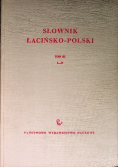 Słownik Łacińsko - Polski Tom III
