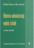 Historia administracji Wybór źródeł
