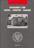 Departament X MBP Wzorce struktury działanie