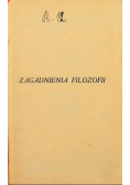 Zagadnienia filozofii, 1913 r.