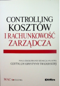 Controlling kosztów i rachunkowość zarządcza