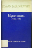 Wspomnienia 1905 - 1928