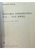 Historia powszechna Wiek XVI - XVII