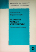 Elementy analizy wektorowej