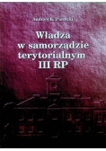 Władza w samorządzie terytorialnym III RP