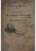 Listy: Do przyszłej narzeczonej. Do cudzej żony, 1898 r.