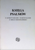 Księga Psalmów z komentarzami i marginaliami z Biblii Jerozolimskiej