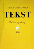 Tekst Próba syntezy