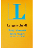 Duży słownik polsko rosyjski rosyjsko polski Langenscheidt