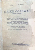 Umiem gotować 1936 r.
