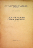 Twórczość Literacka Stefana Grabińskiego