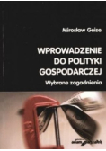 Wprowadzenie do polityki gospodarczej