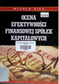 Ocena efektywności finansowej spółek kapitałowych