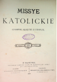 Missye Katolickie, rocznik piąty, 1886r.