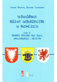 Słowiańskie nazwy geograficzne w Niemczech Część 1A