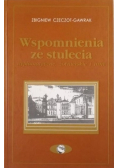 Wspomnienia ze stulecia Dedykacja autora