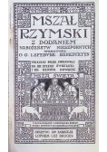 Mszał Rzymski z dodatkiem Nabożeństw Nieszpornych, 1931 r.