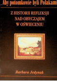 Z historii refleksji nad obyczajem w oświeceniu