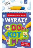 Malowanka z pisakiem wodnym. Wyrazy