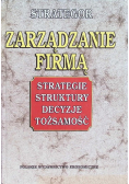Strategor Zarządzanie firmą strategie struktury decyzje tożsamość