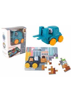 Auto puzzle przygoda drogowa widlak