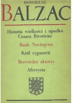 Historia wielkości i upadku Cezara Birotteau Bank Nucingena