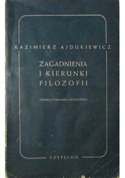 Zagadnienia i kierunki filozofii 1949 r