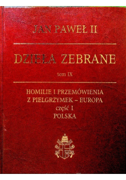 Dzieła zebrane Tom IX Homilie i przemówienia