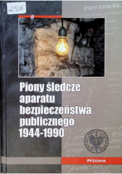 Piony śledcze aparatu bezpieczeństwa publicznego 1944 - 1990