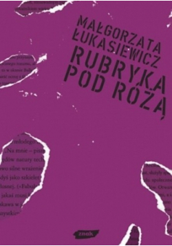 Rubryka pod różą
