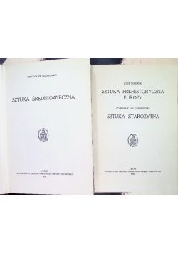 Historja sztuki Tom 1 i 2 1934r.
