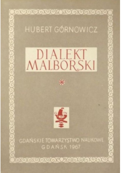 Dialekt malborski Tom I
