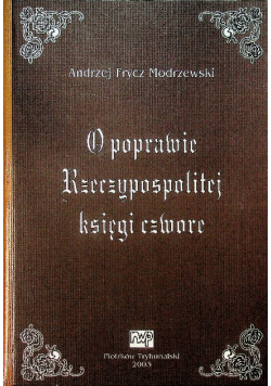 O poprawie Rzeczpospolitej