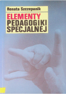 Elementy pedagogiki specjalnej