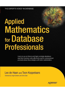 Applied Mathematics for Database Professionals