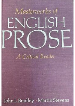 Masterworks of English Prose