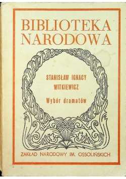 Witkiewicz Wybór dramatów