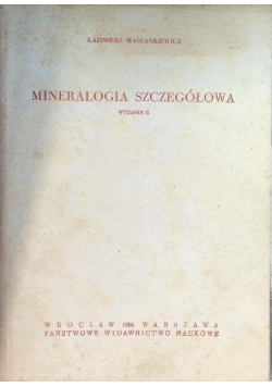 Mineralogia szczegółowa