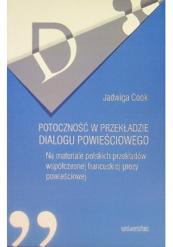 Potoczność w przekładzie dialogu powieściowego.